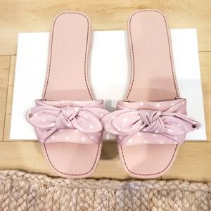 🎀KATE SPADE NEW YORK Bikini Bow Slide Sandals